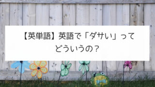 海外で使うと危ない日本語英語 コックさん 日本語教師の英語講座